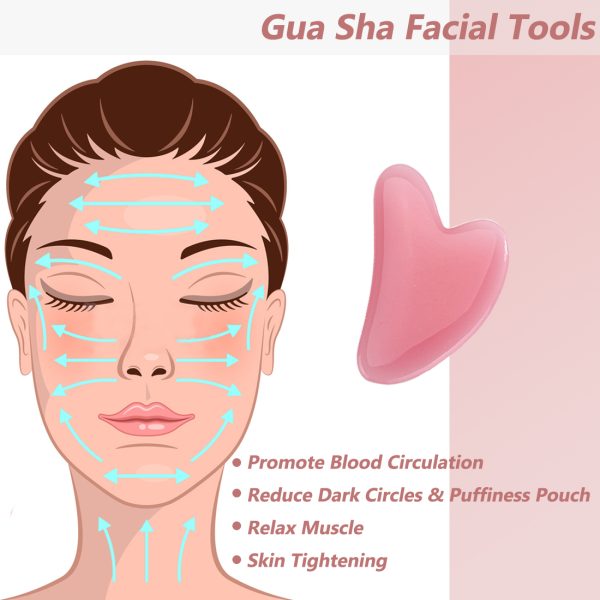 Large Body Gua Sha Massage Tool for Lymphatic Drainage Massage and Body Sculpting - Perfect Anti Cellulite Tool for Men and Women, Muscle Scraping Tool for Back, Neck, Face, Leg Massage - 图片 6