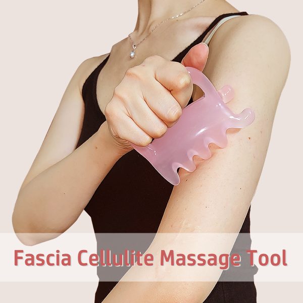 Large Fascia Massage Blaster Tool for Cellulite, Myofascial Release, Muscle Knots, Trigger Points, Cellulite Massager Tool for Body Tension Relief Promote Lymphatic Circulation Pink - 图片 3