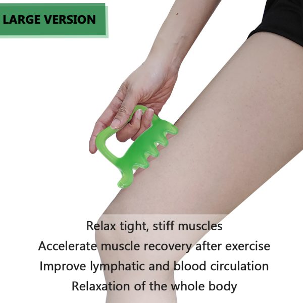 Large Fascia Massage Blaster Tool for Cellulite & Muscle Knots, Handheld Myofascial Release Tool for Deep Tissue Massage, Trigger Point Massage, Promotes Lymphatic Circulation - 图片 2