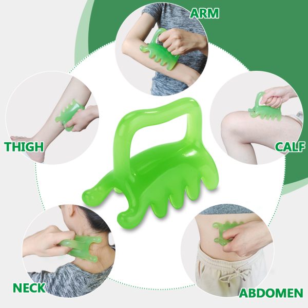 Large Fascia Massage Blaster Tool for Cellulite & Muscle Knots, Handheld Myofascial Release Tool for Deep Tissue Massage, Trigger Point Massage, Promotes Lymphatic Circulation - 图片 4