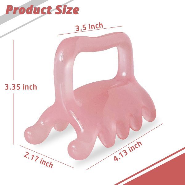 Large Fascia Massage Blaster Tool for Cellulite, Myofascial Release, Muscle Knots, Trigger Points, Cellulite Massager Tool for Body Tension Relief Promote Lymphatic Circulation Pink - 图片 5